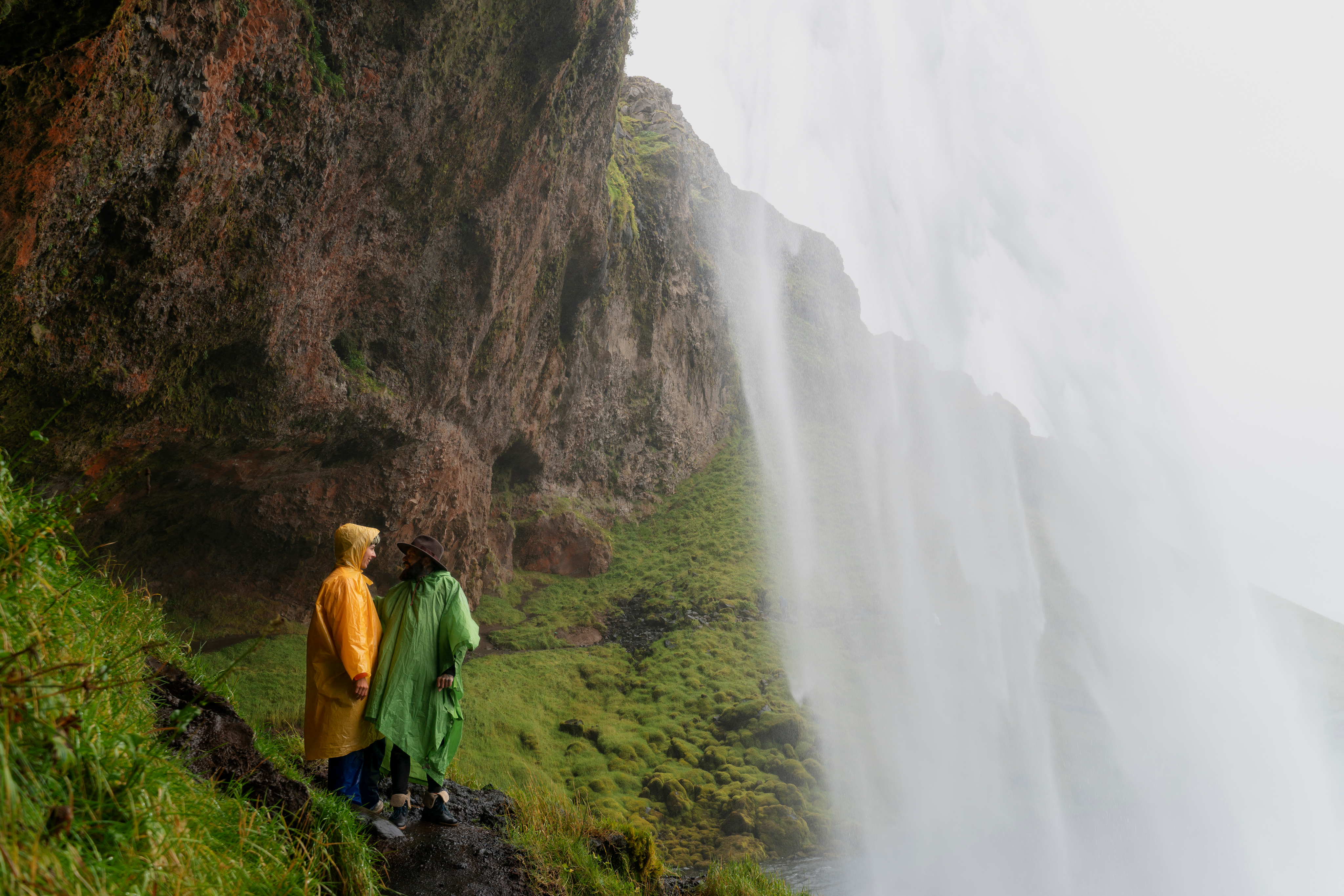 Waterfall and nature landscape near Munnar